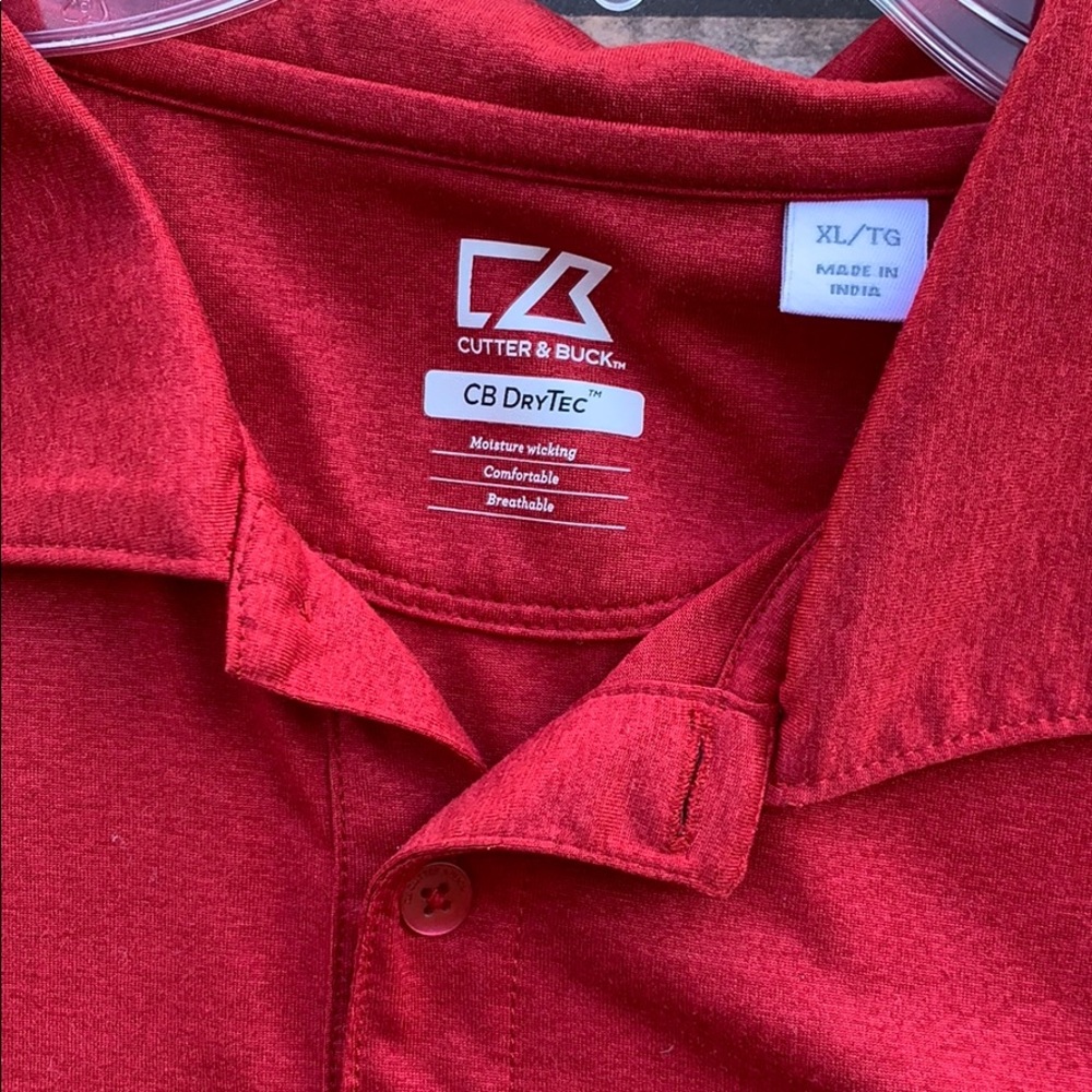 Men’s red Razorback polo - Picture 2 of 3